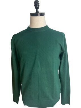 Coofandy Crewneck Sweater Dark Green